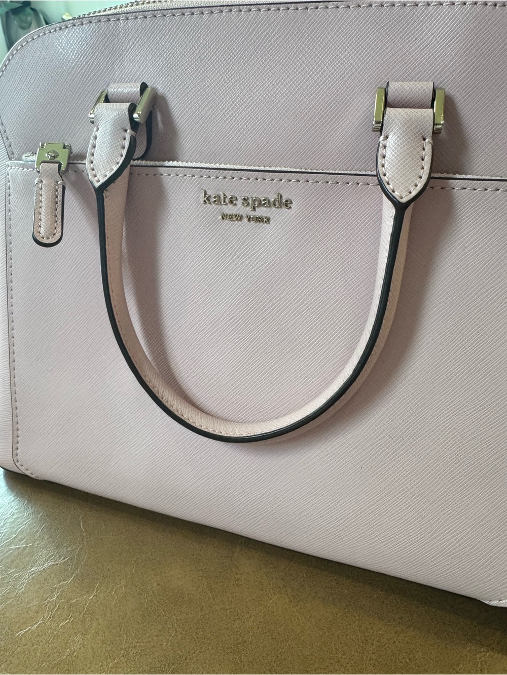 kate spade Pink Saffiano Leather Satchel - Picture 4 of 6